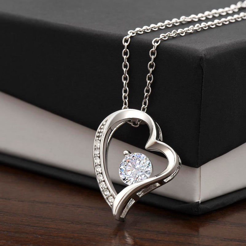 Forever Love Heart Necklace  -a Gift She'll Treasure.