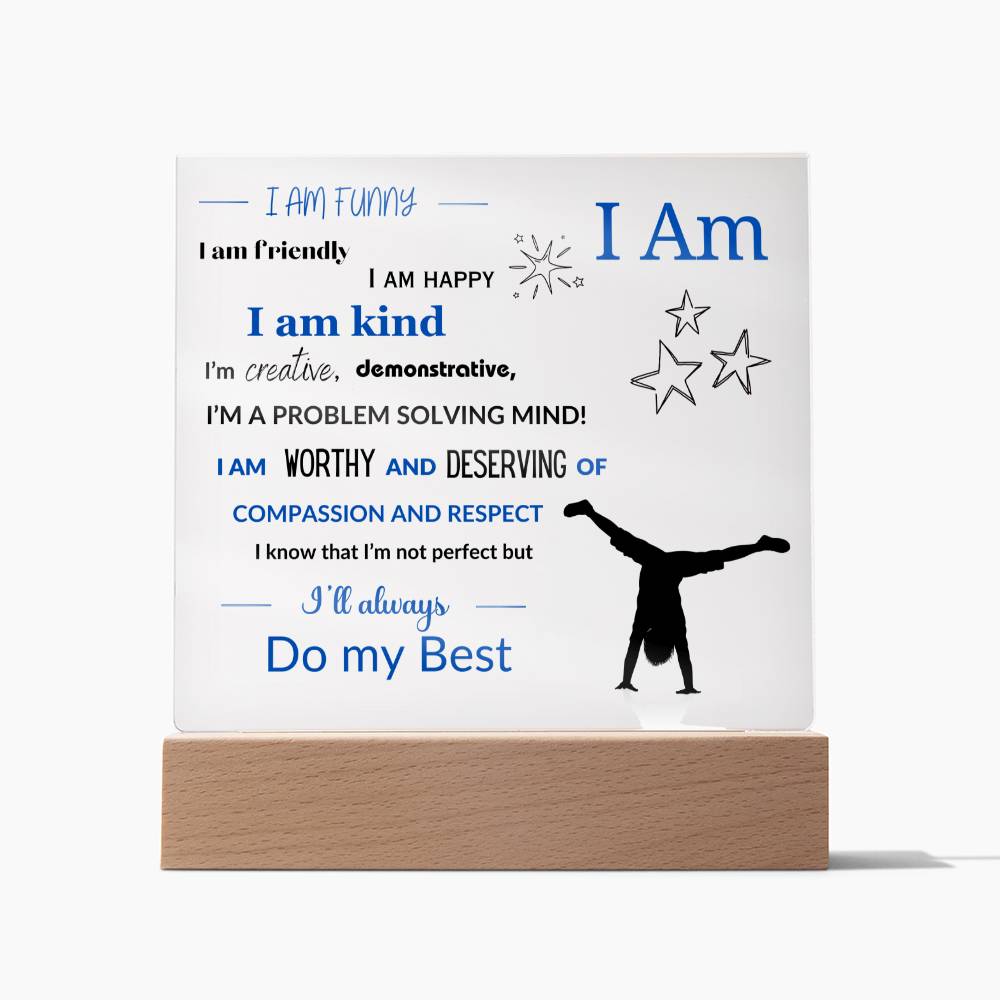 Son/Grandson- Affirmations Collection- with Optional Night Light- Style 2