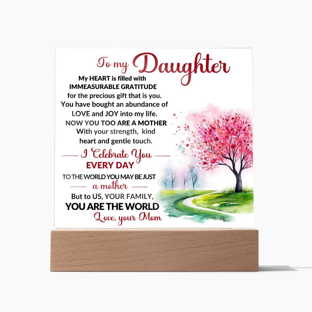 Celebrate Your Daughter being a MOM with this Exclusive Plaque