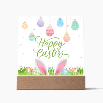 Happy Easter - Fun  Bunny Plaque