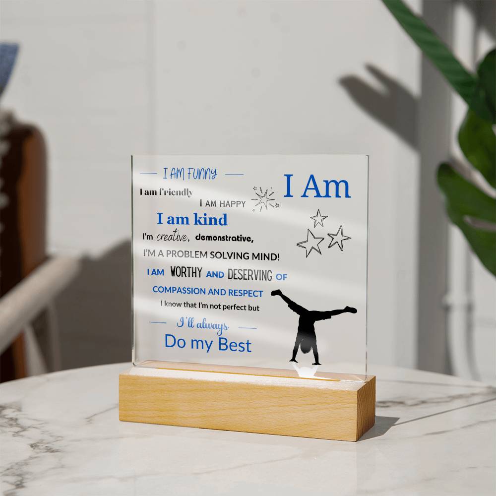 Son/Grandson- Affirmations Collection- with Optional Night Light- Style 2