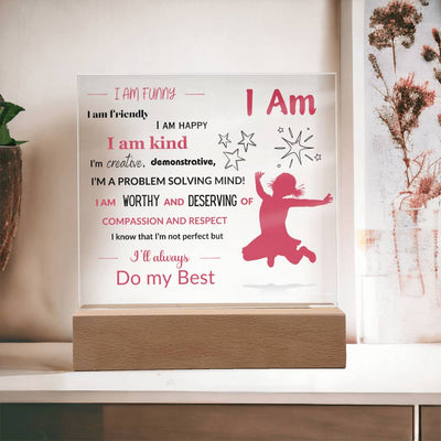 Daughter / Granddaughter Affirmations Collection - with Optional Night Light - Style 1