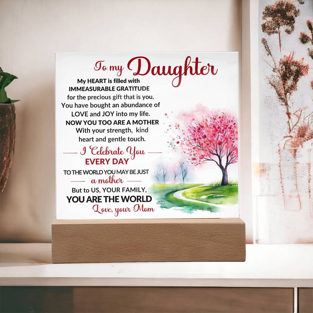 Celebrate Your Daughter being a MOM with this Exclusive Plaque