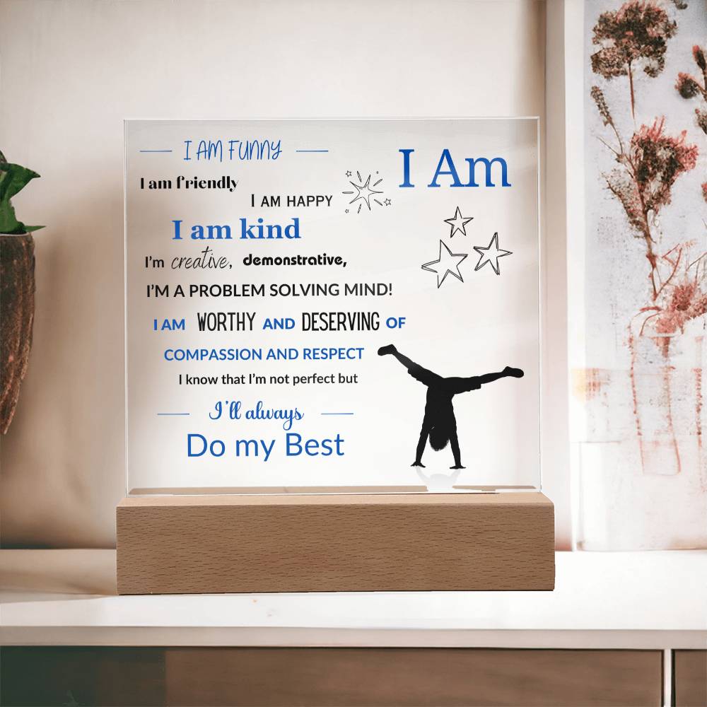 Son/Grandson- Affirmations Collection- with Optional Night Light- Style 2