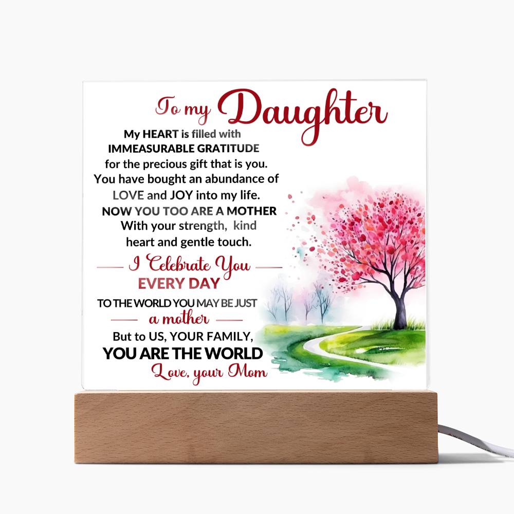 Celebrate Your Daughter being a MOM with this Exclusive Plaque