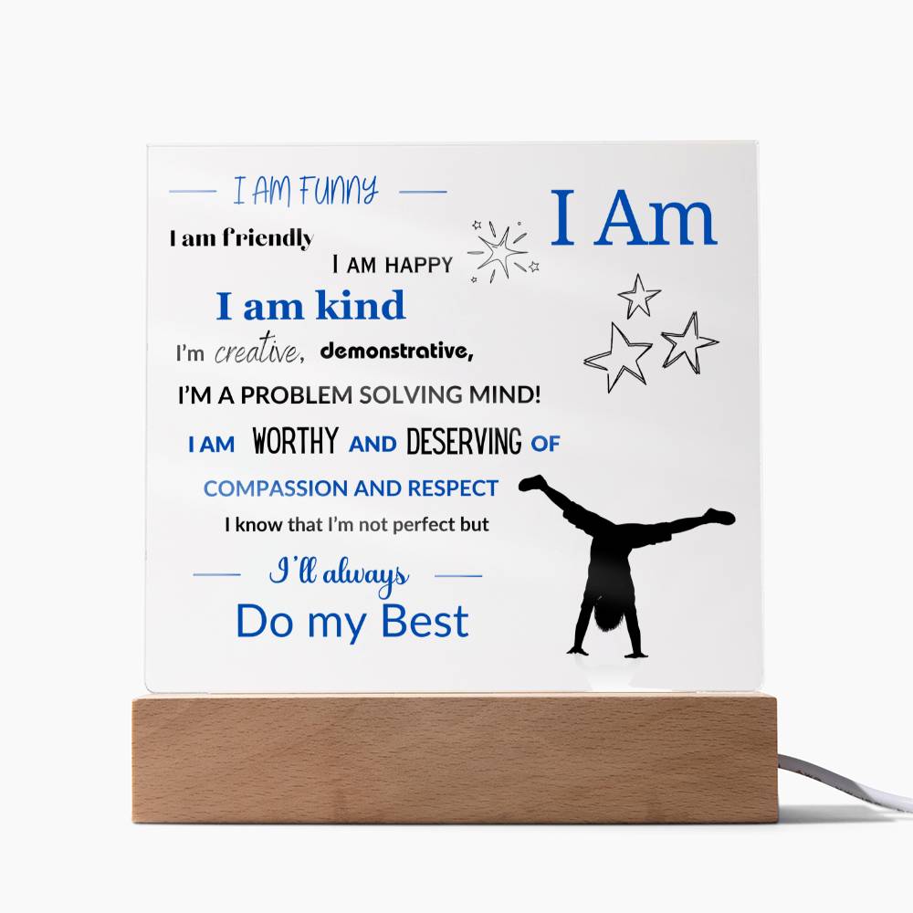 Son/Grandson- Affirmations Collection- with Optional Night Light- Style 2