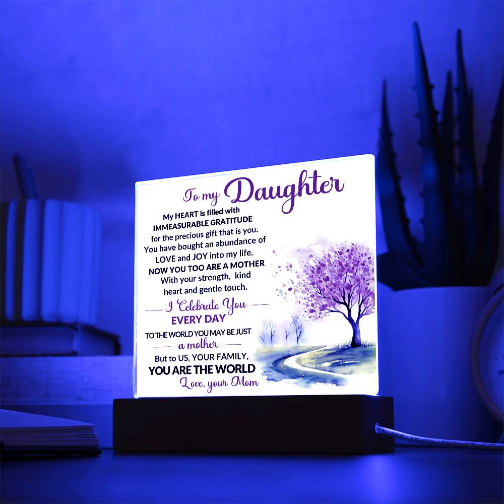 Celebrate Your Daughter being a MOM with this Exclusive Plaque