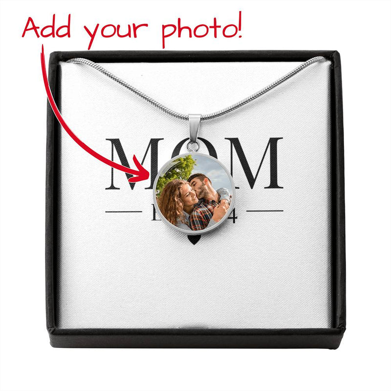 MOM- Est 2024. Photo Necklace