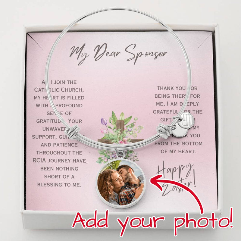 RCIA Sponsor Gift - Custom Bangle with Engraving