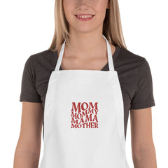 Mamma Embroidered Apron