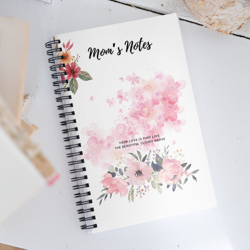 Mom Themed Spiral notebook