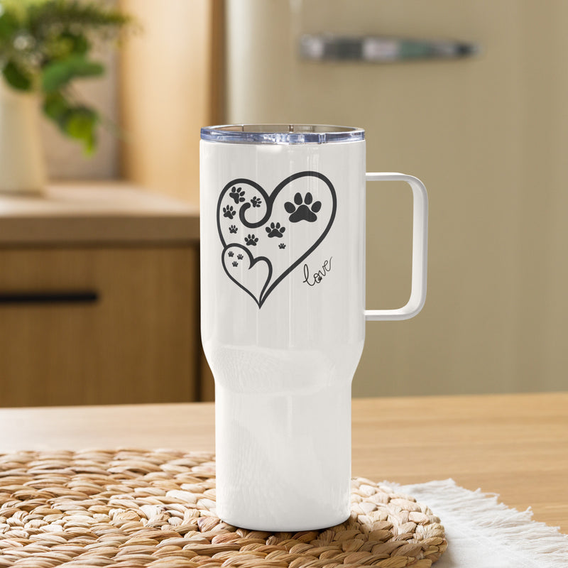 Puppy Love Travel Mug with Handle