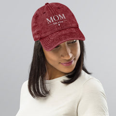 MOM- Est 2024,  Vintage Cotton Twill Cap