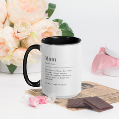 Mom Mug with Color Inside