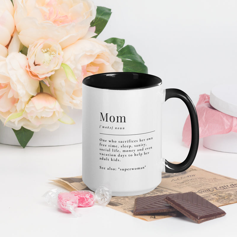 Mom Mug with Color Inside