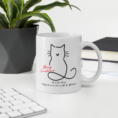 If you have a Fluffy Room Mate, —this mug's for YOU Cat Lover!