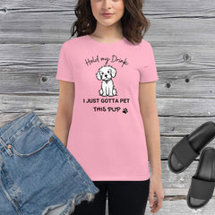 Pet This Pup 2 ! Women's short sleeve t-shirt