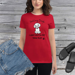 Pet This Pup 2 ! Women's short sleeve t-shirt